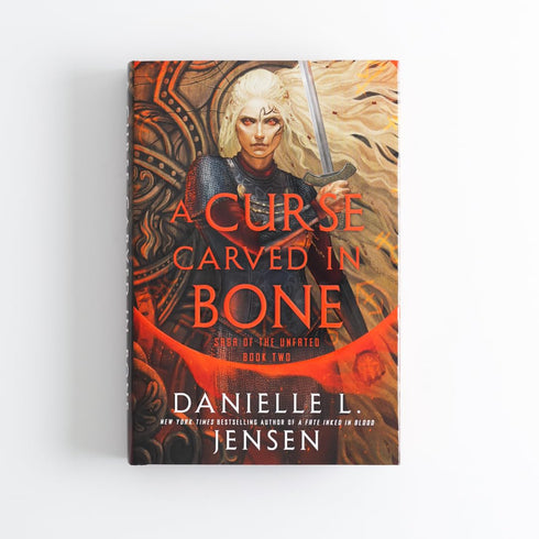 A CURSE CARVED IN BONE (SAGA OF THE UNFATED #2) - JENSEN. DANIELLE L.